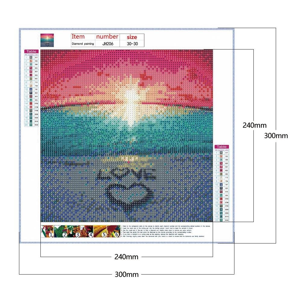 Diamond Painting - Full Round - Love Sea