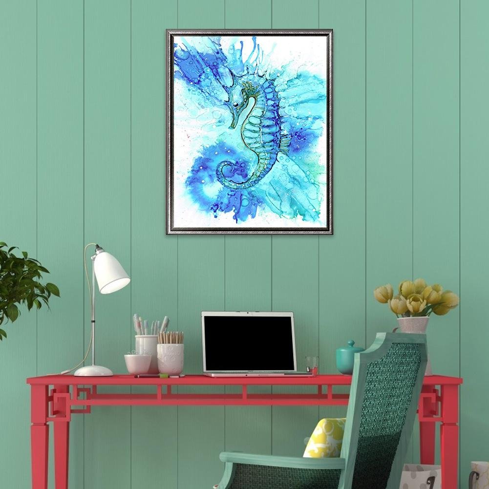 Diamond Painting - Full Round - Seahorse B