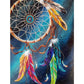 5D Diy Diamond Painting Kit Full Round Beads Dreamcatcher