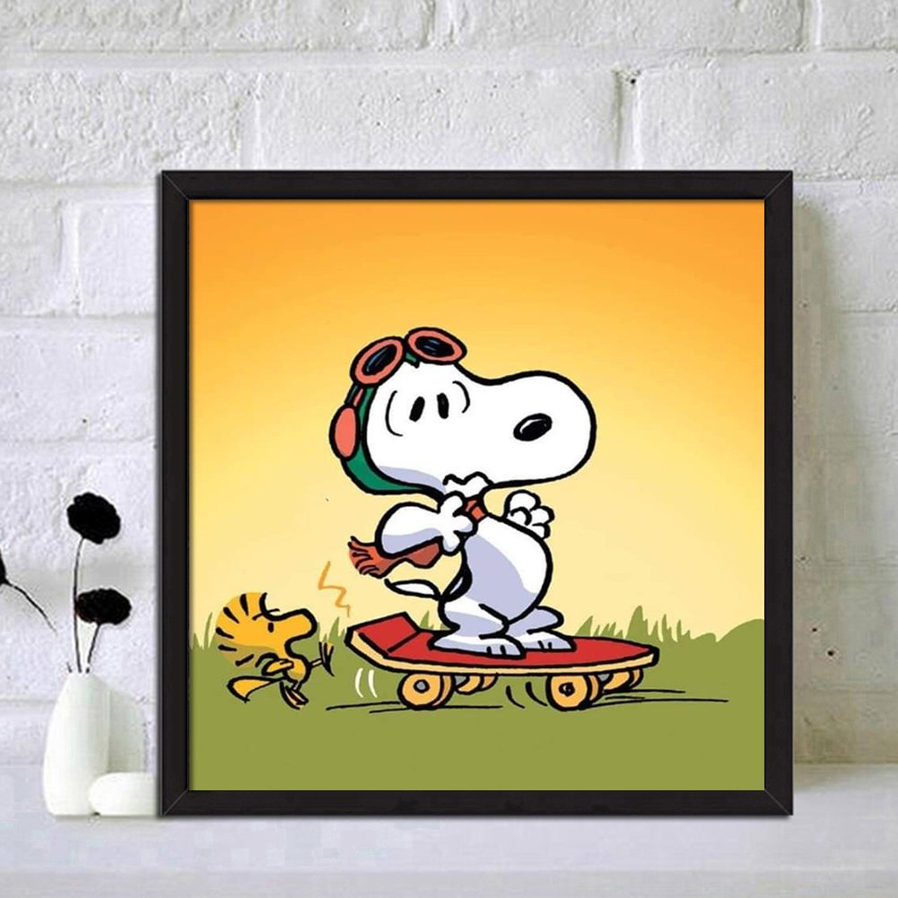 5D DIY Diamond Painting Kit - Full Round - Snoopy B