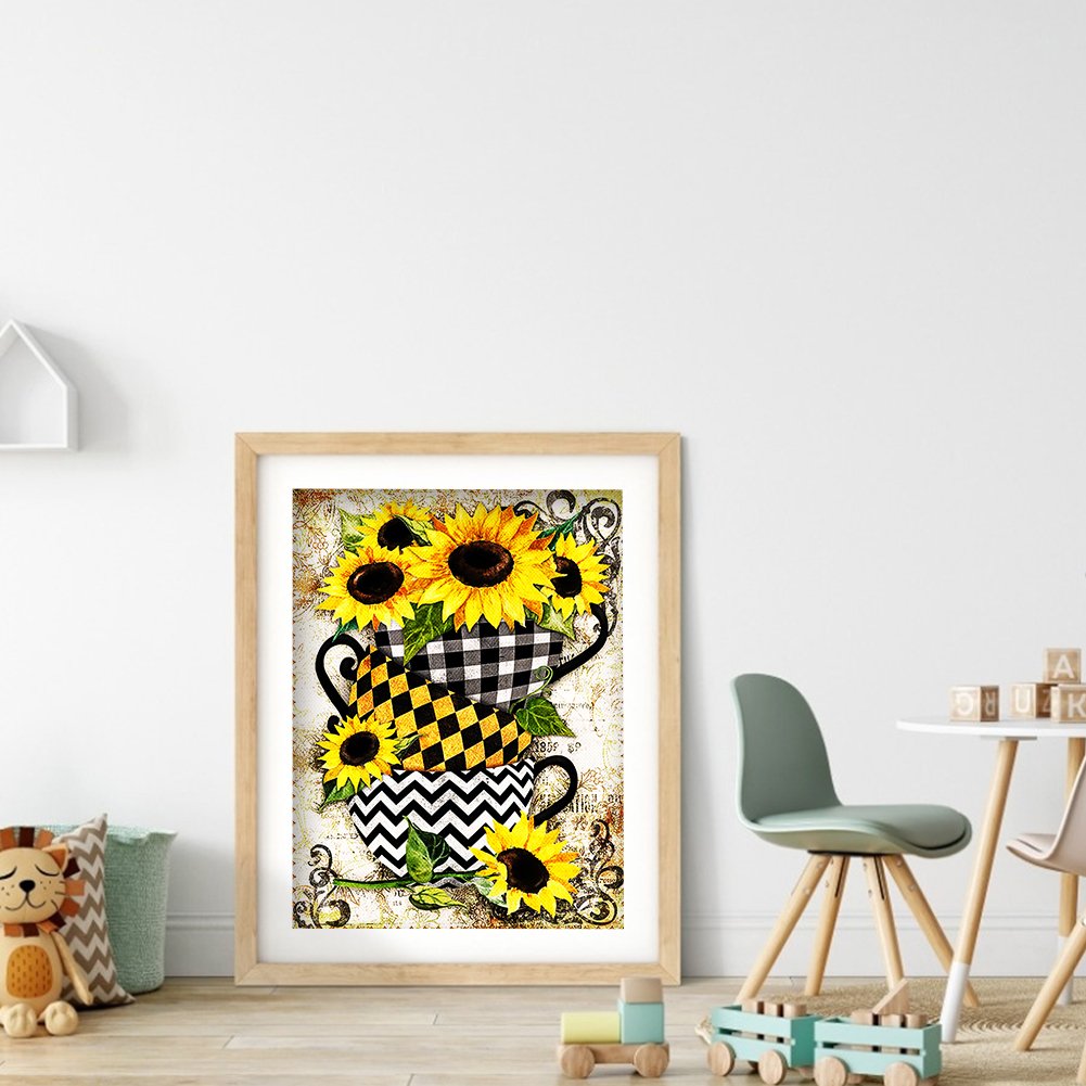 Diamond Painting - Full Round - Sunflower L