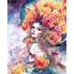 Flower Girl 11CT Stamped Cross Stitch (40*50CM)