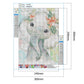 Diamond Painting - Full Round - Elephant E