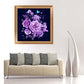 Diamond Painting - Partial Round - Purple Rose 4