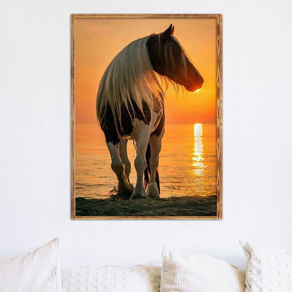 Diamond Painting - Full Round - Horse K