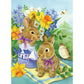 5D Diy Diamond Painting Kit Full Round Beads Spring Rabbits