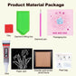 DIY Pearl Painting With Frame - Handmade Self-Adhesive Pearls - Plants (27*27cm)