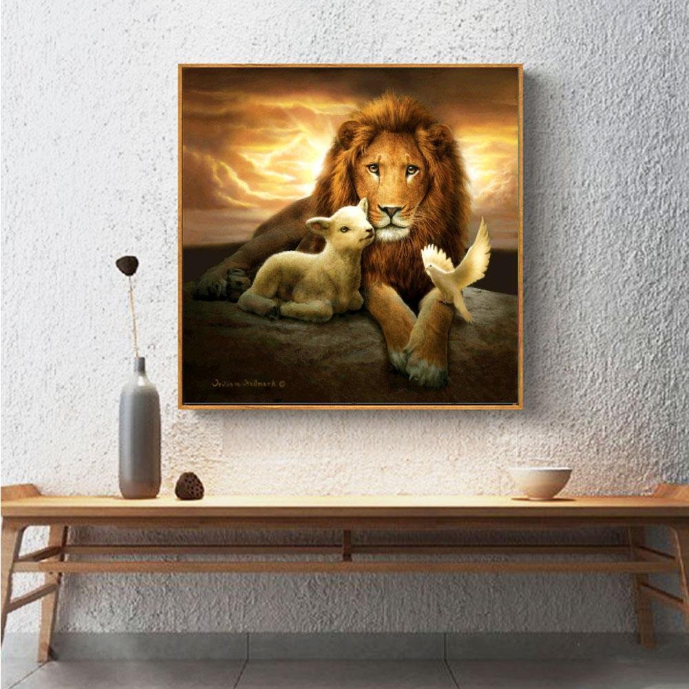 Diamond Painting - Full Round - Lion A