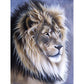5D Diy Diamond Painting Kit Full Round Beads Lion