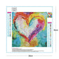 Diamond Painting - Full Round - Heart A