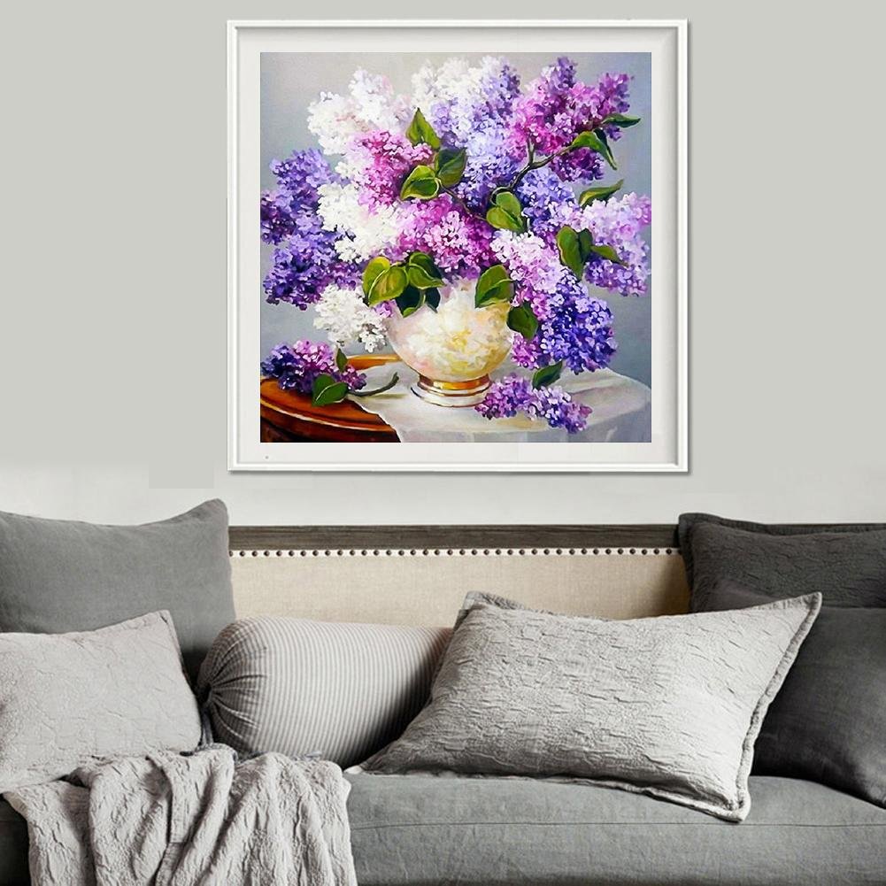 Diamond Painting - Partial Round - Lavender