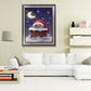 Diamond Painting - Full Round - Santa Climbing The Chimney