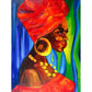 African Women Full Round Diamond Drill Kits