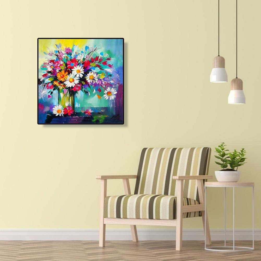Diamond Painting - Full Round - Colorful Flower B