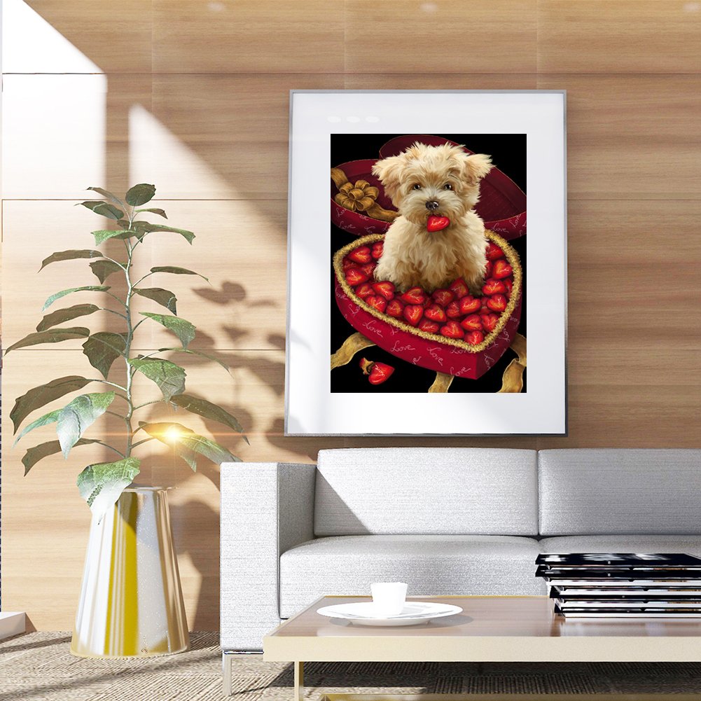 Diamond Painting - Full Round - Dog 27