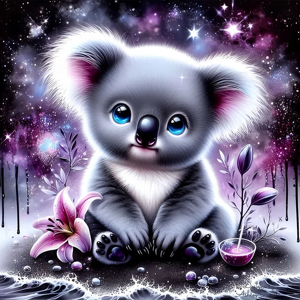 Diamond Painting - Full Round / Square - Cute Koala