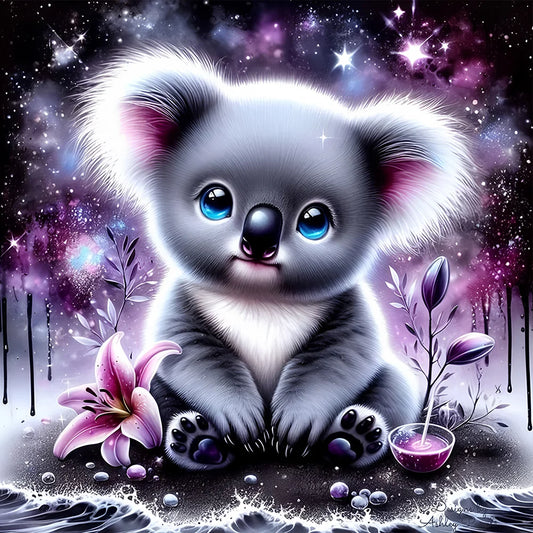 Diamond Painting - Full Round / Square - Cute Koala