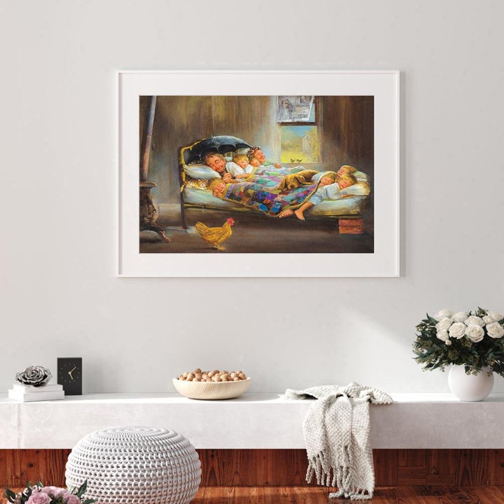 Diamond Painting - Full Round - Happiness Family