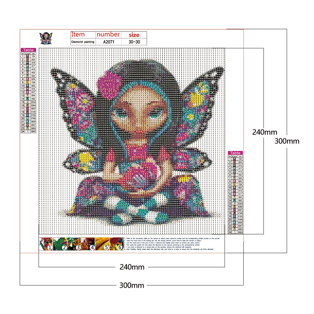 Diamond Painting - Full Round - Elf Girl B