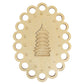Pagoda Hollow Thread Board Wooden Cross Stitch Tool