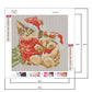 Diamond Painting - Full Round - Christmas Cat