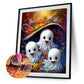 Diamond Painting - Full Round / Square - Three Halloween Ghosts
