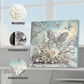 DIY Pearl Painting With Frame - Handmade Self-Adhesive Pearls - Butterfly Garden (30*30cm)