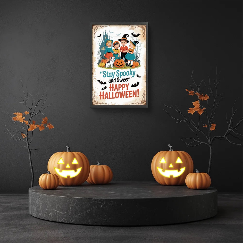 Diamond Painting - Full Round / Square - Halloween Atmosphere (30*45cm)