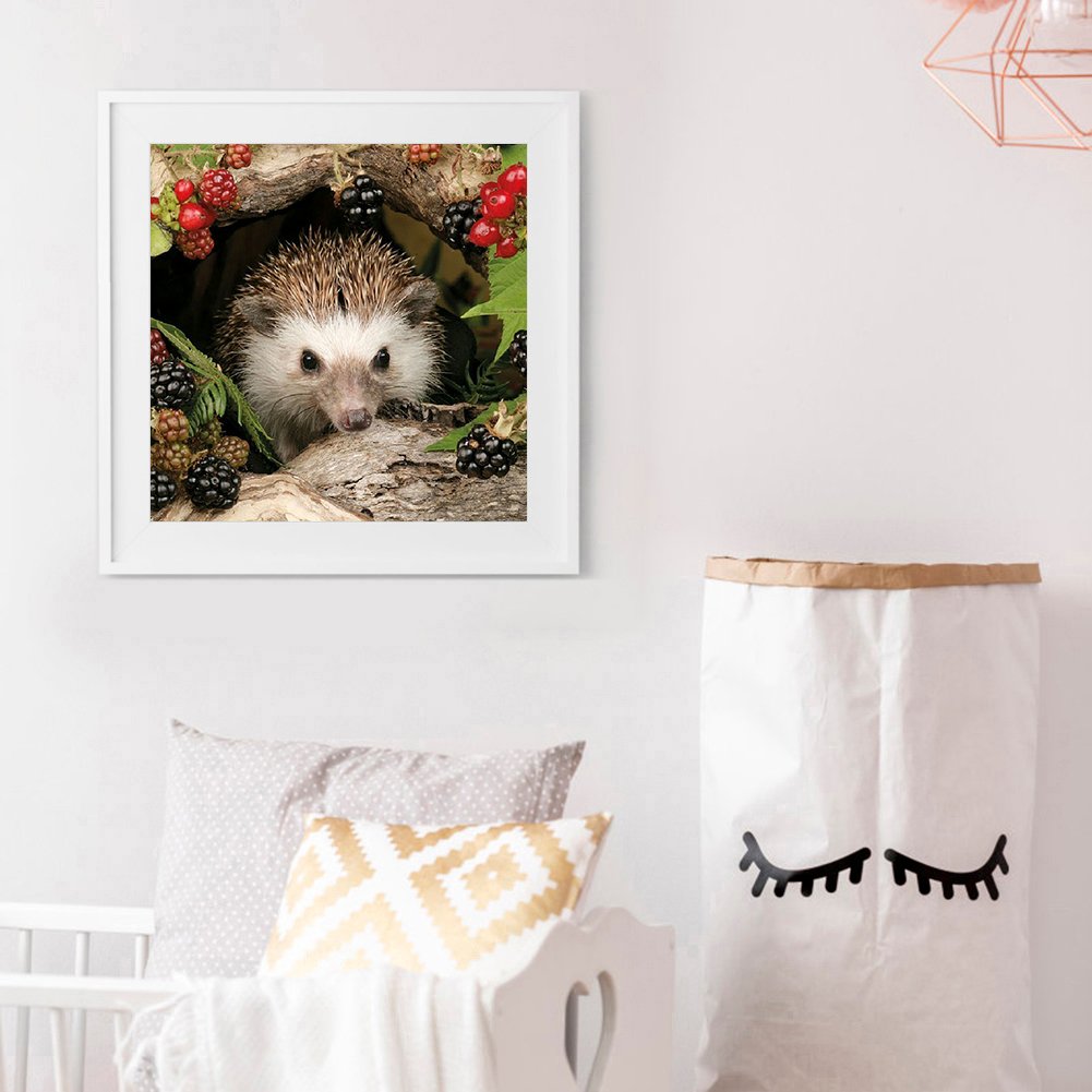 Diamond Painting - Full Round - Hedgehog A