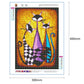5D DIY Diamond Painting Kit - Full Round - Three Cartoon Cats