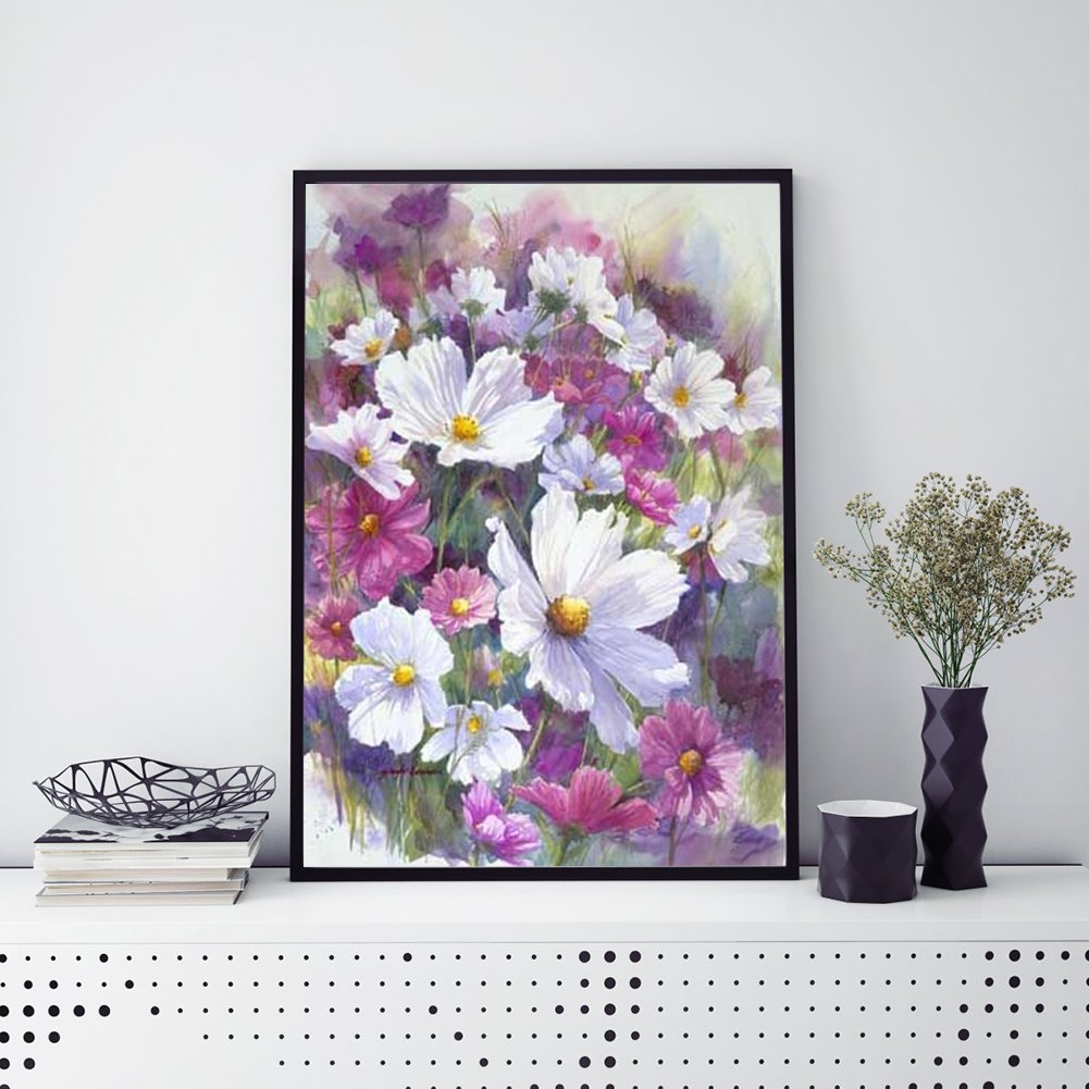 Diamond Painting - Full Round - Flowers J