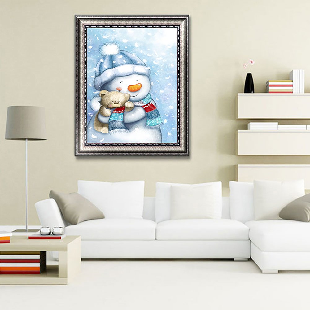 Diamond Painting - Full Round - Snowman D