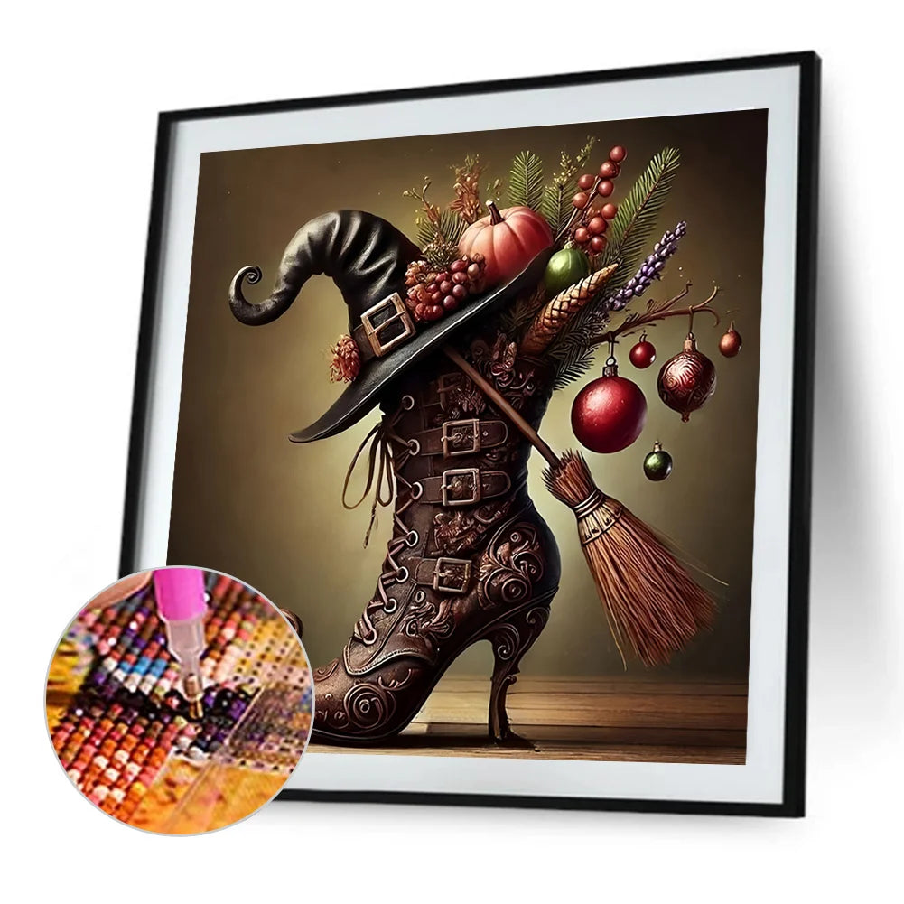 Diamond Painting - Full Round / Square - Halloween Boots