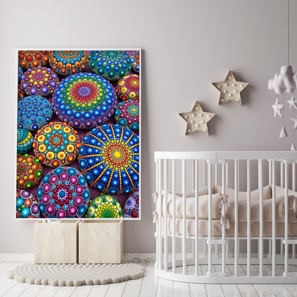 Diamond Painting - Full Round - Stone Mandala