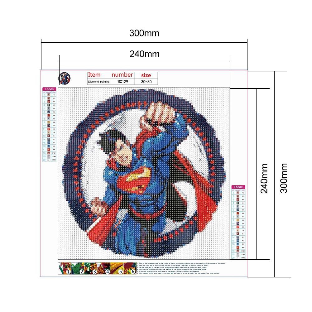 Diamond Painting - Full Round - Superman A
