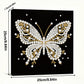 DIY Pearl Painting With Frame - Handmade Self-Adhesive Pearls - Butterfly (25*25cm) D
