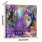 DIY Pearl Painting With Frame - Handmade Self-Adhesive Pearls - Cat (25*25cm) B