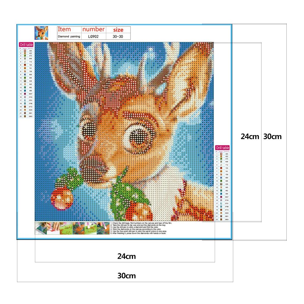 Diamond Painting - Full Round - Deer C
