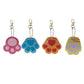 4pcs DIY Full Diamond Painting Cartoon Cat Bear Paw Keychains