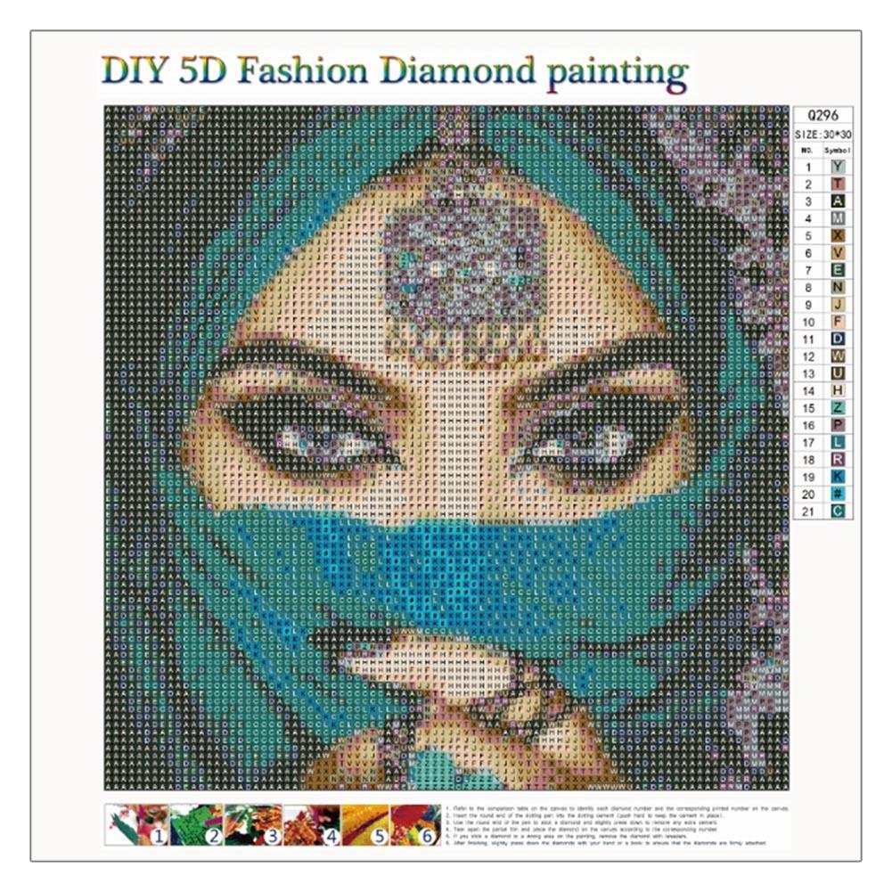 Diamond Painting - Full Round - Masked Beauty A
