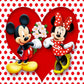 5D Diy Diamond Painting Kit Full Beads Sweet Micky & Minnie