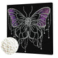 DIY Pearl Painting With Frame - Handmade Self-Adhesive Pearls - Butterfly(30*30cm)