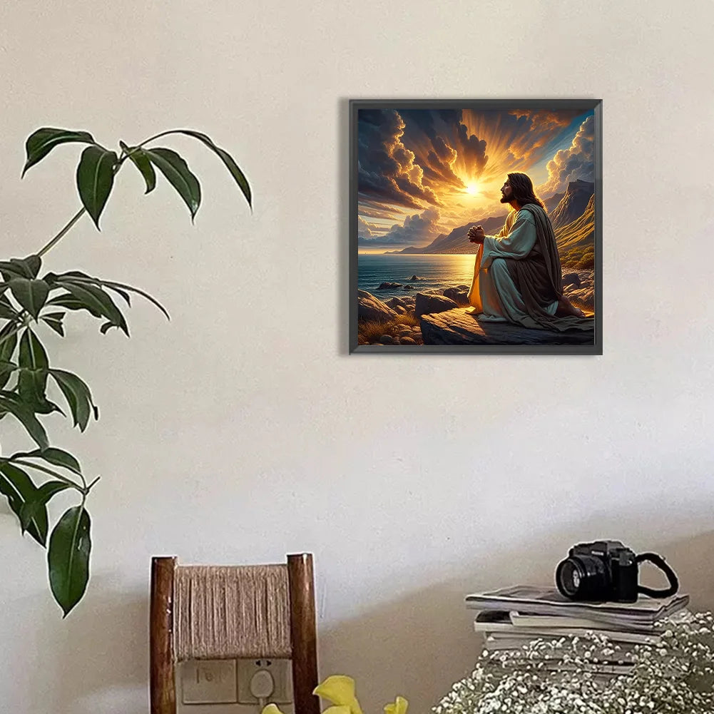 Diamond Painting - Full Round / Square - Jesus Pray