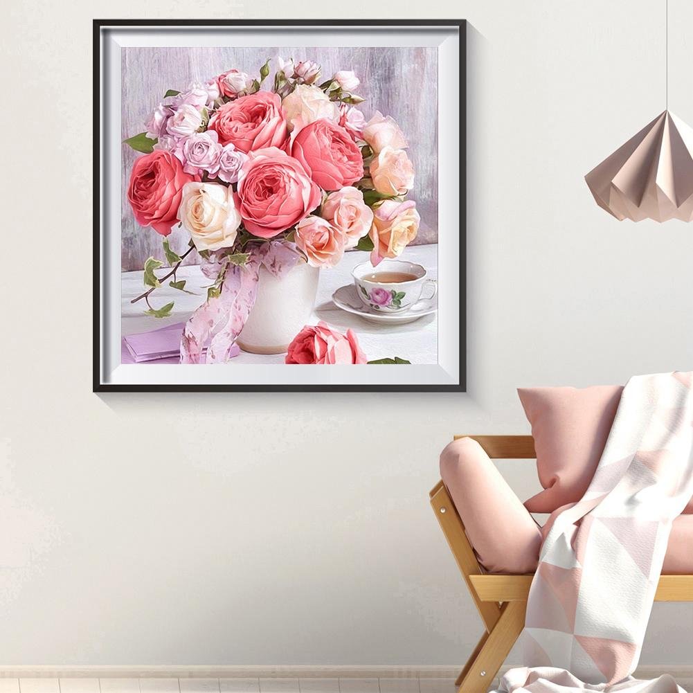 Diamond Painting - Full Round - Flower 4