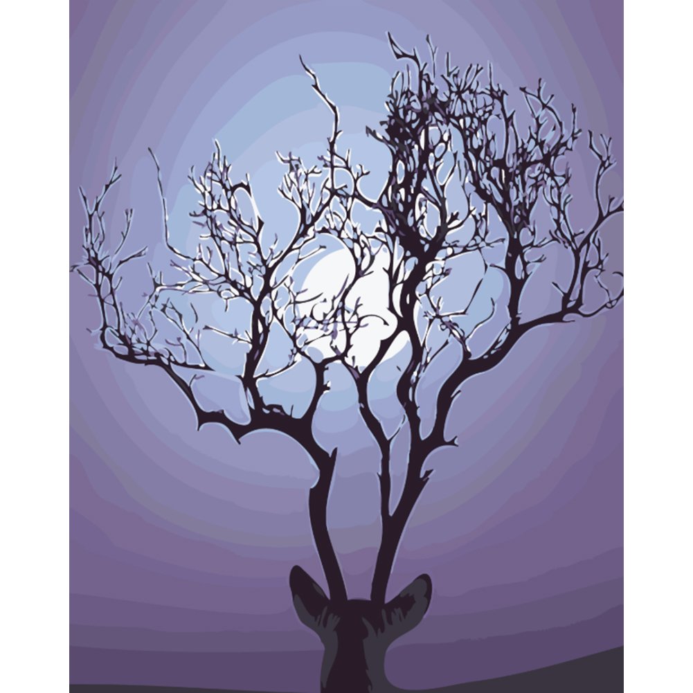 Paint By Number Oil Painting Tree (40*30cm)