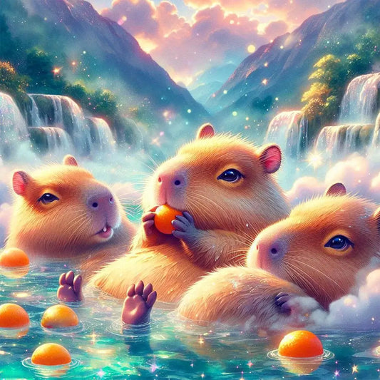 Capibaras 5D DIY Diamond Painting