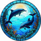 Card Dolphin 5D DIY Diamond Painting