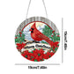 Cardinal Bird DIY Diamond Painting Vintage Hanging Ornament Size