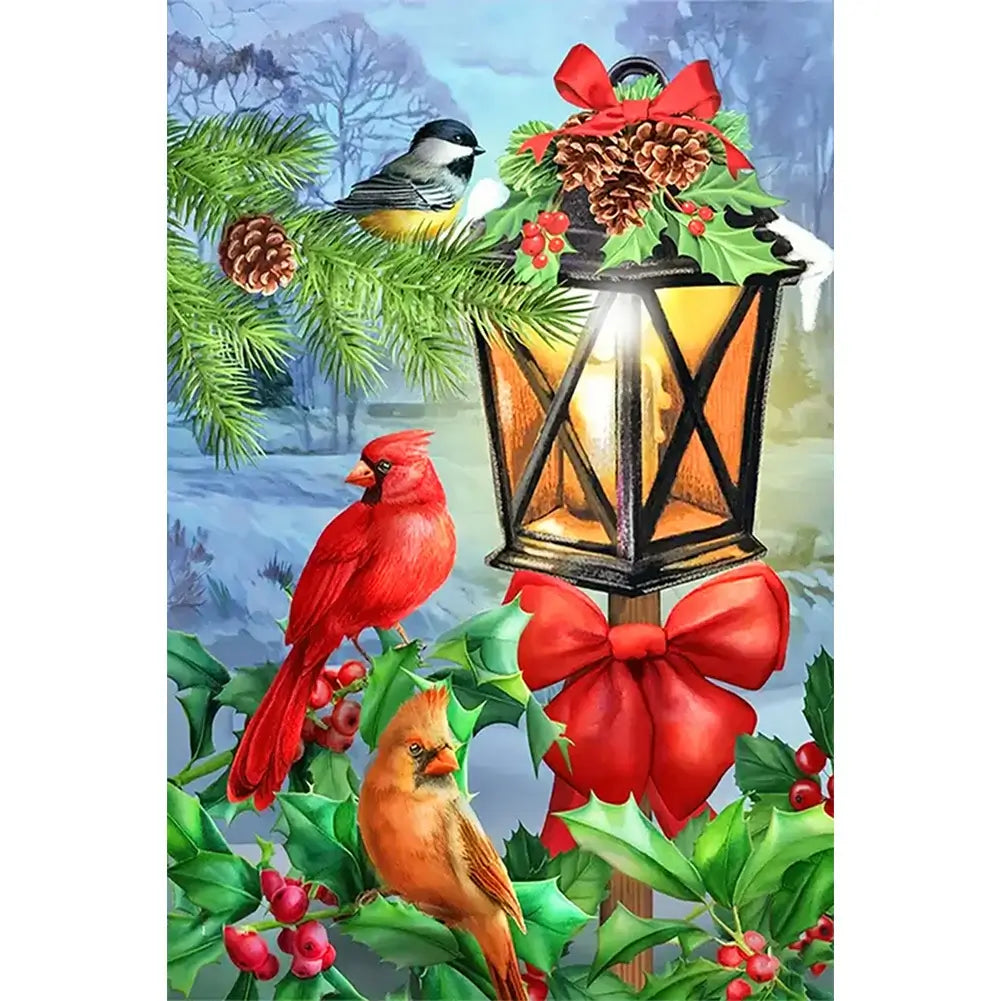 Cardinal by The Light 5D DIY Christmas Diamond Painting