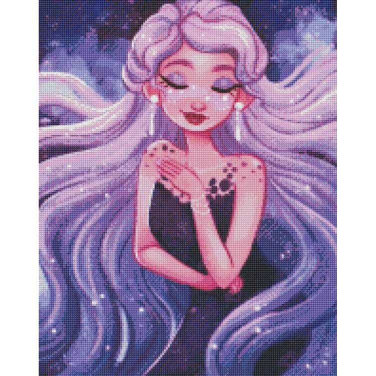 Cartoon Beauty Diamond Painting 1